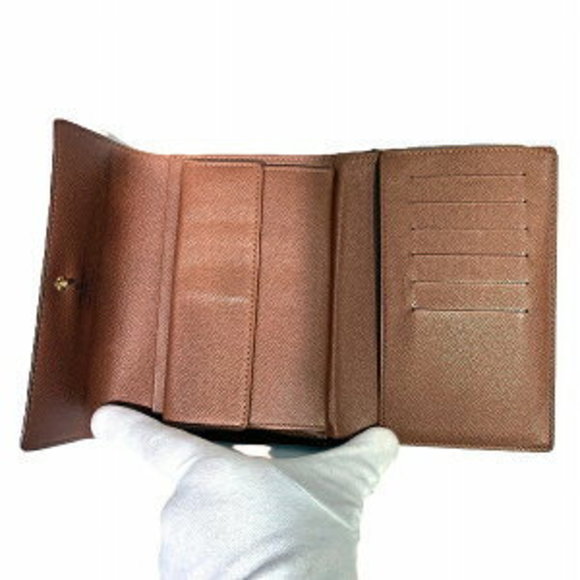 Louis Vuitton Papier Monogram Wallet Porte Tri Tresor - Picture 1 of 8